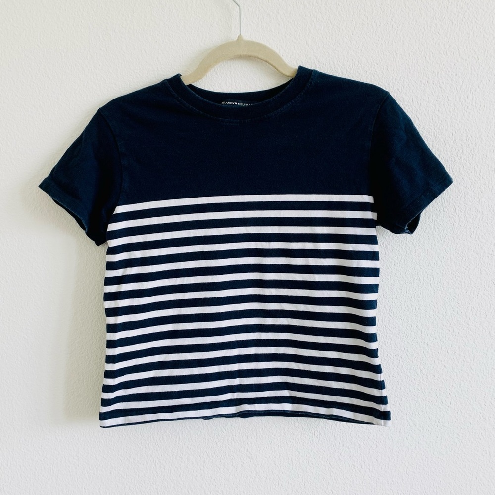Helen Striped Brandy Melville Tee